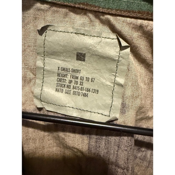 BDU Field Jacket X-Small Short Woodland Camouflage Jungle Ripstop Military - Picture 2 of 8